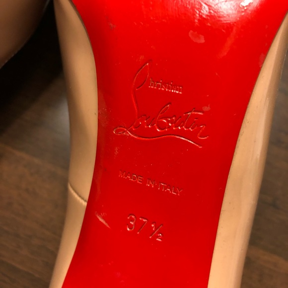 Christian Louboutin - nude heels size 37.5 - Picture 8 of 8